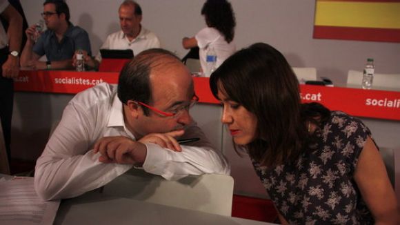 Miquel Iceta i Núria Parlón són els candidats a liderar el PSC / Foto: ACN
