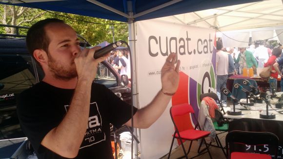 Dani Pulmn ha tancat el 'Sant Cugat a Fons' d'aquest Sant Jordi amb el seu beatbox