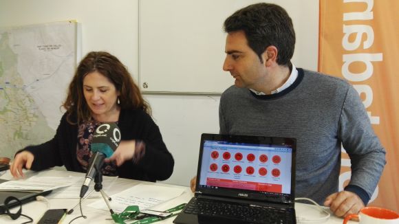 Munia Fernandez-Jordan i Aldo Ciprian han posat d'exemple la web de l'Ajuntament de Saragossa