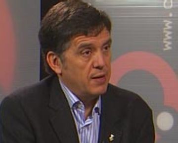 L'alcalde, Lluís Recoder, al plató de Cugat tv