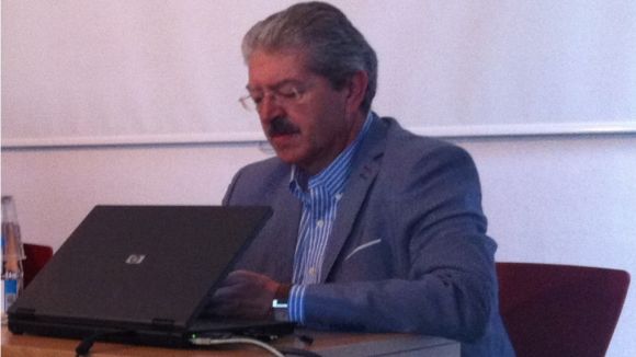 Lzaro durant la Jornada Tcnica