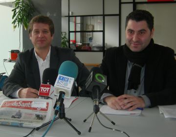 Els dos regidors del PSC, Pere Soler i Ferran Villaseor