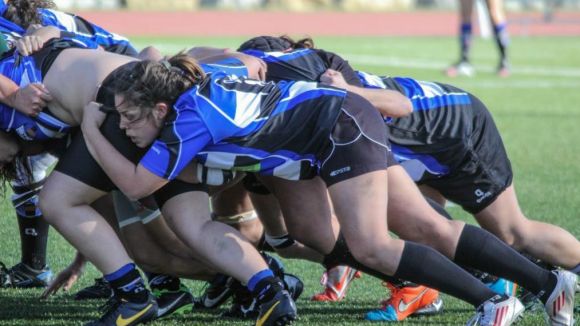 El Rugby Sant Cugat femen s'enfronta a un dur rival / Font: Jaume Andreu