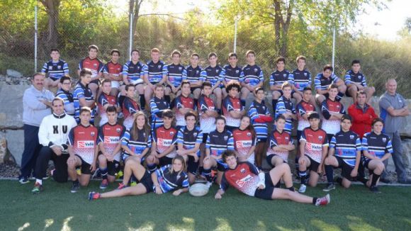 L'equip sub 16 del Rugby Sant Cugat vol convertir-se en campi catal / Font: Rugby Sant Cugat
