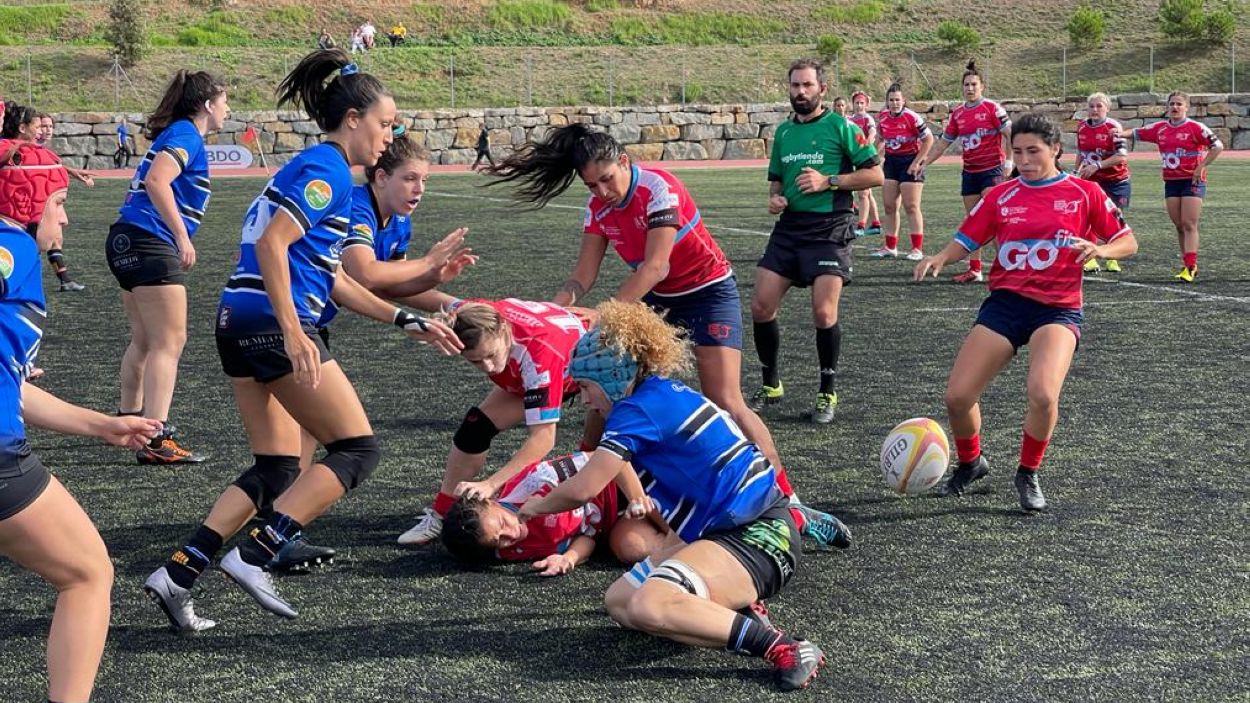 El Club Rugby Sant Cugat ha aconseguit la segona victòria de la temporada / Foto: Cugat Mèdia