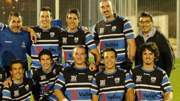 Iñaki Berasategui (primer, a baix a la dreta) deixarà el CRSC el desembre / Font: Rugbysantcugat