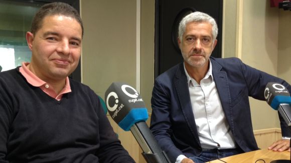 Albert Salarich i Jordi Muoz als estudis de Cugat.cat
