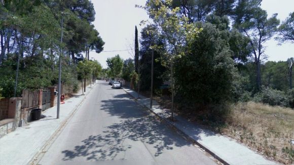 Imatge del carrer de Sant Francesc abans de l'actuació / Font: Google Maps