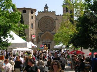 La plaça d'Octavià serà un dels espais principals on se celebrarà el Sant Jordi