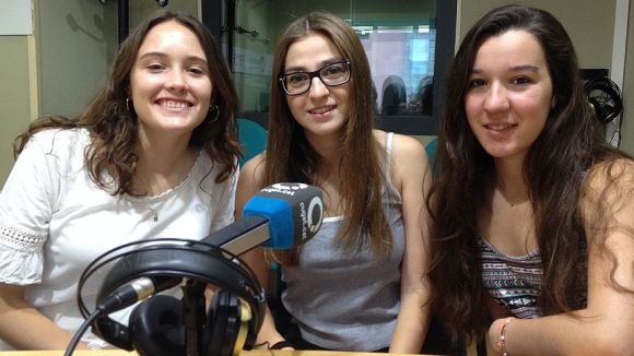 Irene Riart, Aina Villares i Alba Len acaben de fer la selectivitat