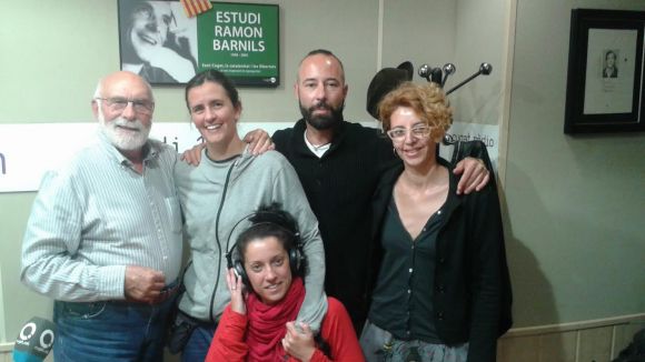 Eduard Jener, Sandra Casat, Juank Busquets i Gisela Figueras. Asseguda, Laia Martnez