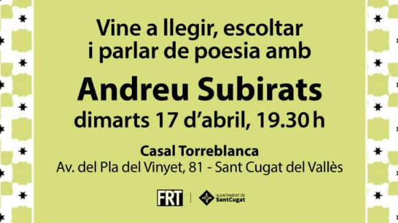 Espai potic: Andreu Subirats