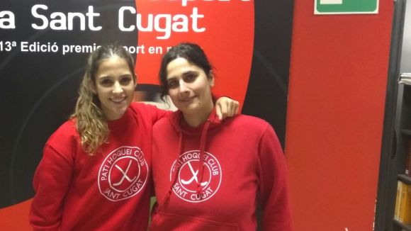 D'esquerra a dreta, Carolina Herrera i Maria Rosa Tamburini han visitat el programa 'Esport en Marxa'