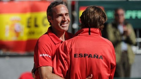 El capit de la Copa Davis, lex Corretja, ha mantingut el conjunt espanyol al grup mundial
