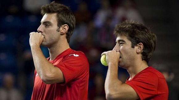 Marcel Granollers i Marc López jugaran els dobles per Espanya