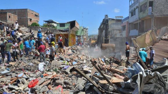El terratrmol d'Equador va afectar les zones de Pedernales i Cojimes