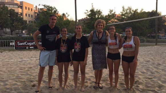 Guanyadores de la categoria cadet en el segon dia de competici / Font: Voleibol Sant Cugat