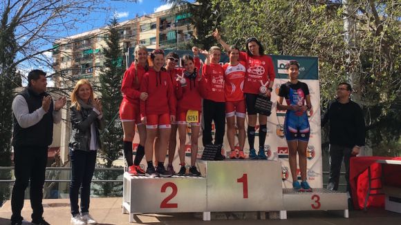 L'equip femení de la Unió Ciclista ha guanyat la Duatló de Rubí / Font: Cedida