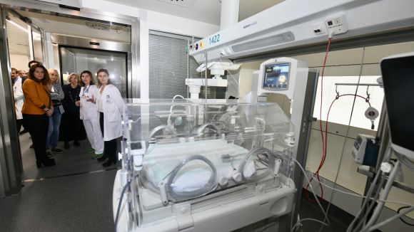 L'alcaldessa, Merc Conesa, visita la nova Unitat de Cures Intensives Neonatals / Foto: Localpres