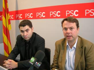 A l'esquerra, Ferran Villaseor en una imatge d'arxiu
