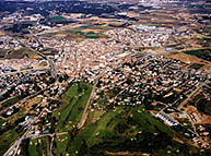 Vista des de l'aire del municipi