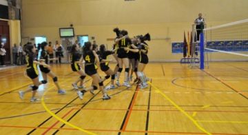 Alegria de la selecci catalana infantil desprs de guanyar la final a l'Estatal