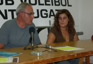 Miquel Martnez i Maribel Zamora en un acte