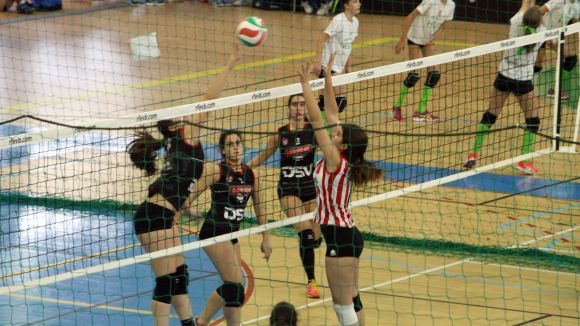 Imatge d'un dels conjunts del DSV-Voleibol Sant Cugat / Foto: RFEVB