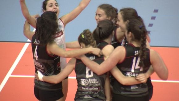 El Club Voleibol Sant Cugat est empatat a 6 punts amb el Voley Playa Madrid