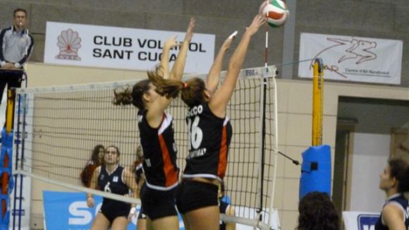 El Club Voleibol Sant Cugat ha patit per derrotar el Sria/ Font: Club Voleibol Sant Cugat