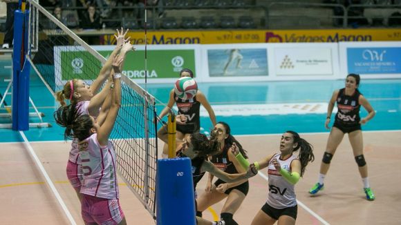 El DSV-Voleibol Sant Cugat ha perdut a la pista del Menorca / Font: Josep Bagur