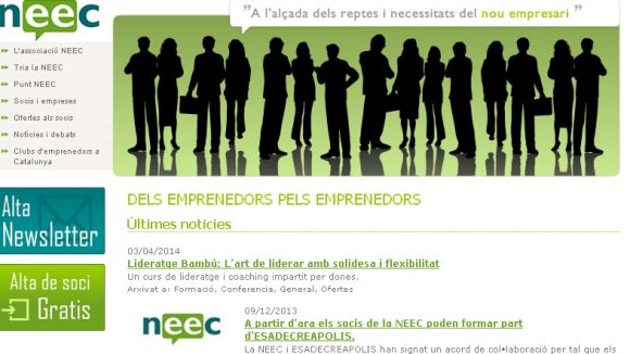 Captura de la web de la NEEC / Foto: NEEC