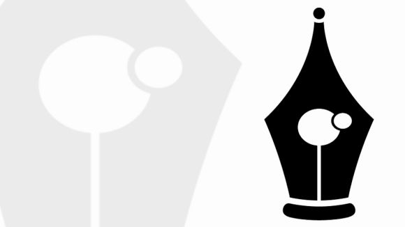 Una ploma s el logotip d'Edicions Xandri