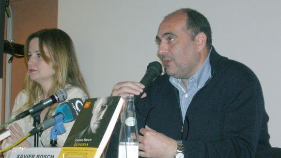 Els periodistes Xavier Bosch i Mnica Planas, en un acte recent a Sant Cugat